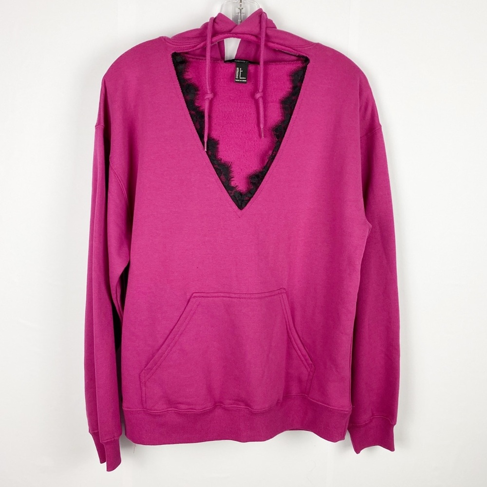 Forever 21 purple lace hoodie
